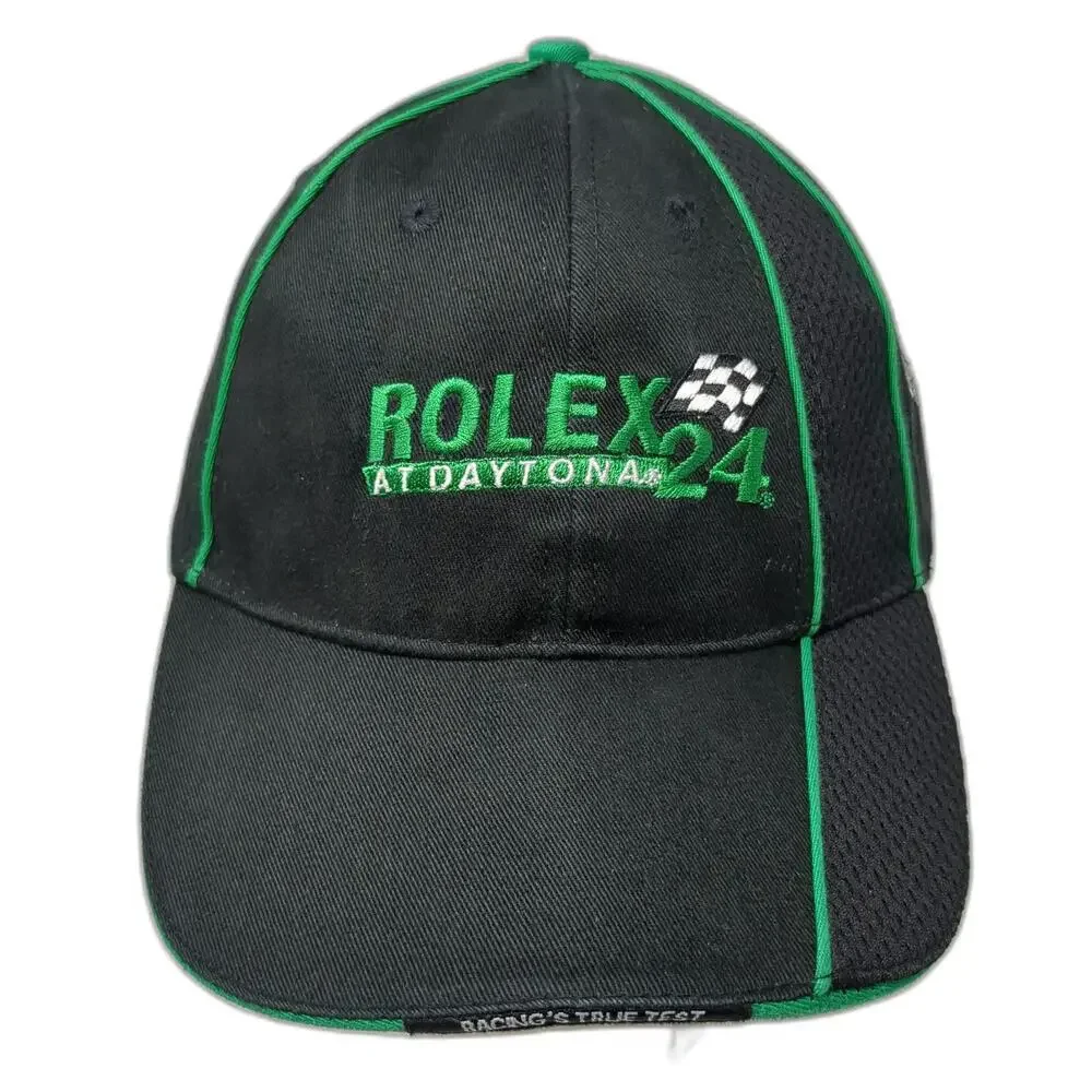 Rolex 24 Daytona 2008 Champions Club Baseball Cap Black One Size Strapback Hat